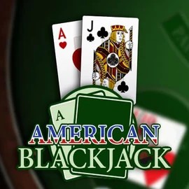 Logo of American Blackjack from Habanero at Qbet Casino