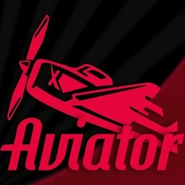 Aviator slot logo by Spribe at Qbet CasinoAviator