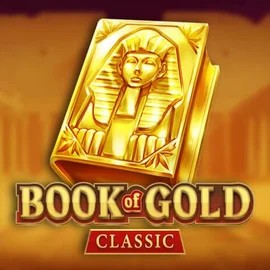 Book of Gold Classic slot logo by Playson at Qbet CasinoBook of Gold Classic