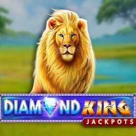 Diamond King Jackpots logo by SpinPlay Games Qbet Casino