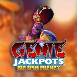 Genie Jackpots: Big Spin Frenzy slot visual from Blueprint Gaming available on qbetting.com.nl