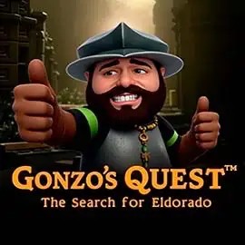 Gonzo's Quest slot logo by NetEnt at Qbet CasinoGonzo's Quest