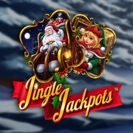 Jingle Jackpots online game logo by Dragon Gaming on qbetting.com.nl