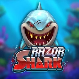 Razor Shark slot logo by Push Gaming at Qbet CasinoRazor Shark